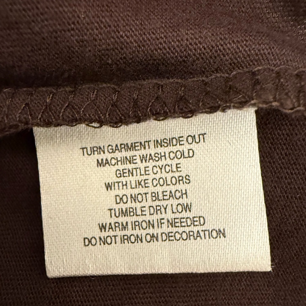 Holiday Editions Chocolate Top with Embroidery - Picture 4 of 9
